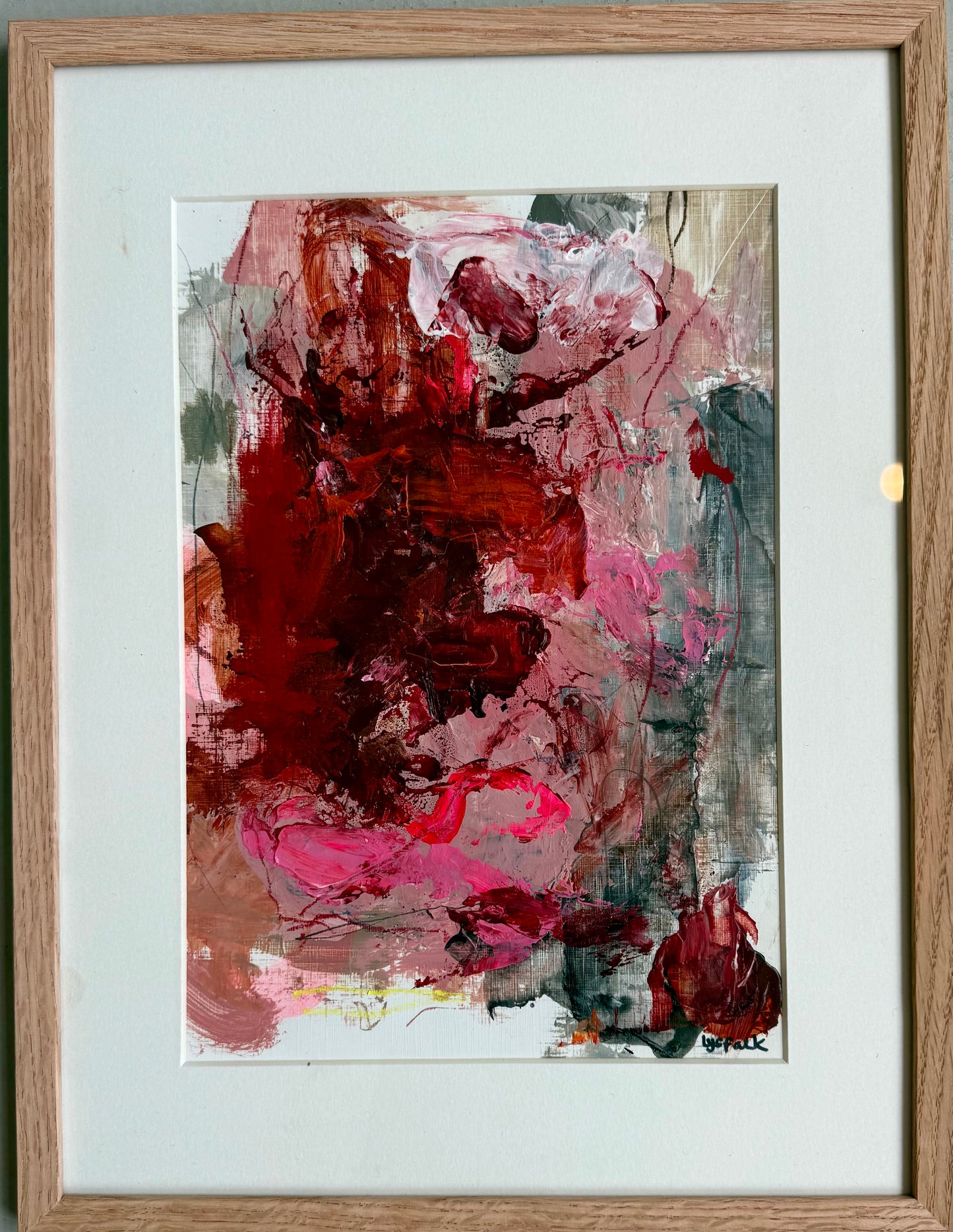 PAPERWORK i egetræsramme 40x30 cm