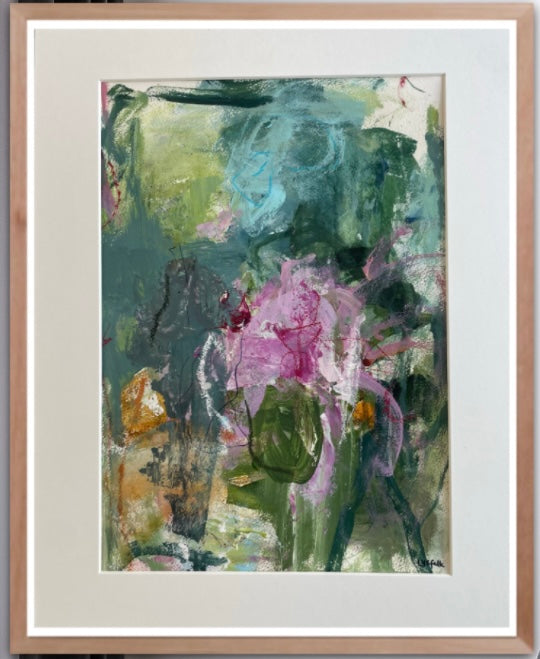 PAPERWORK i egetræsramme 50x40 cm