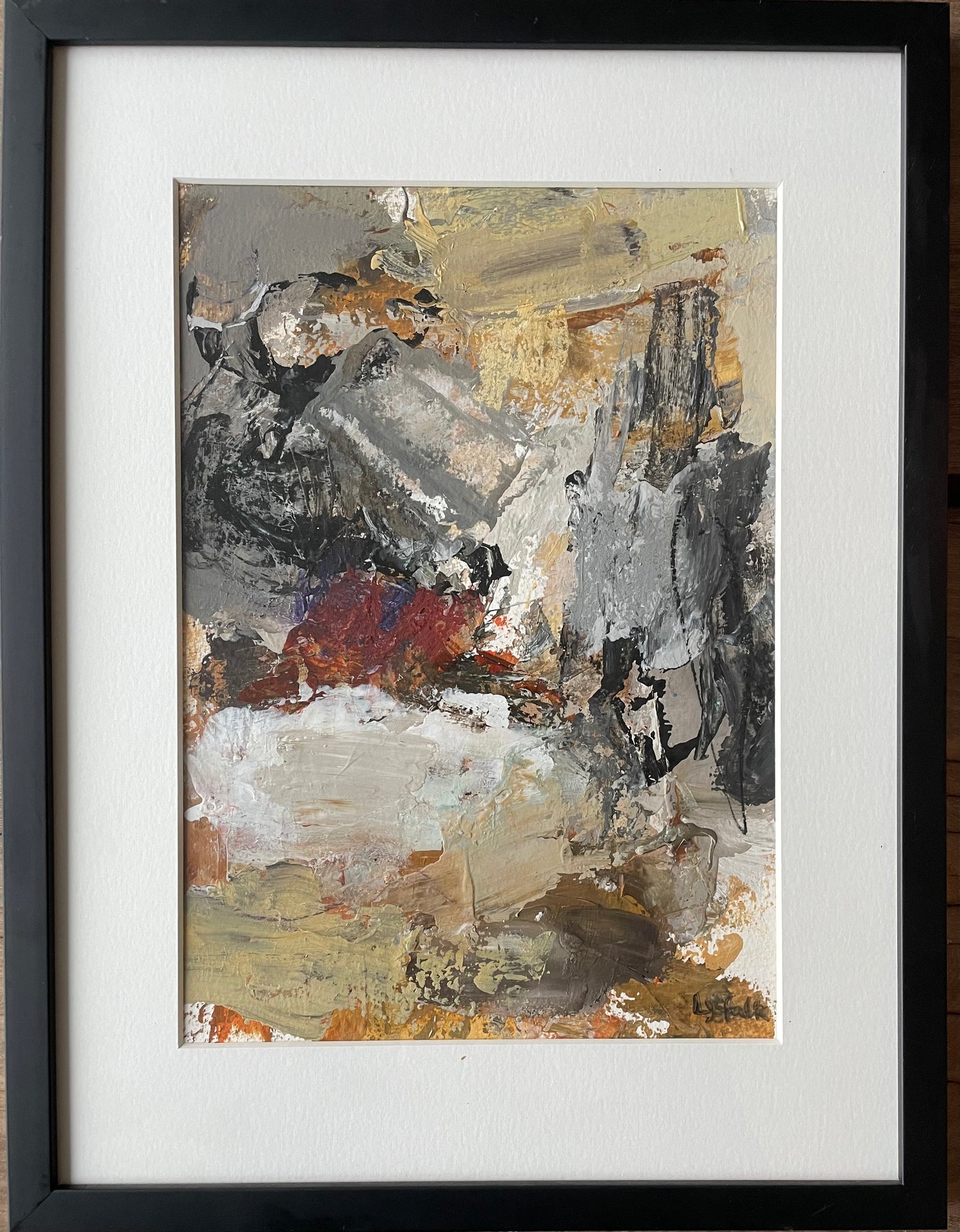 PAPERWORK i sort ramme 40x30 cm #139