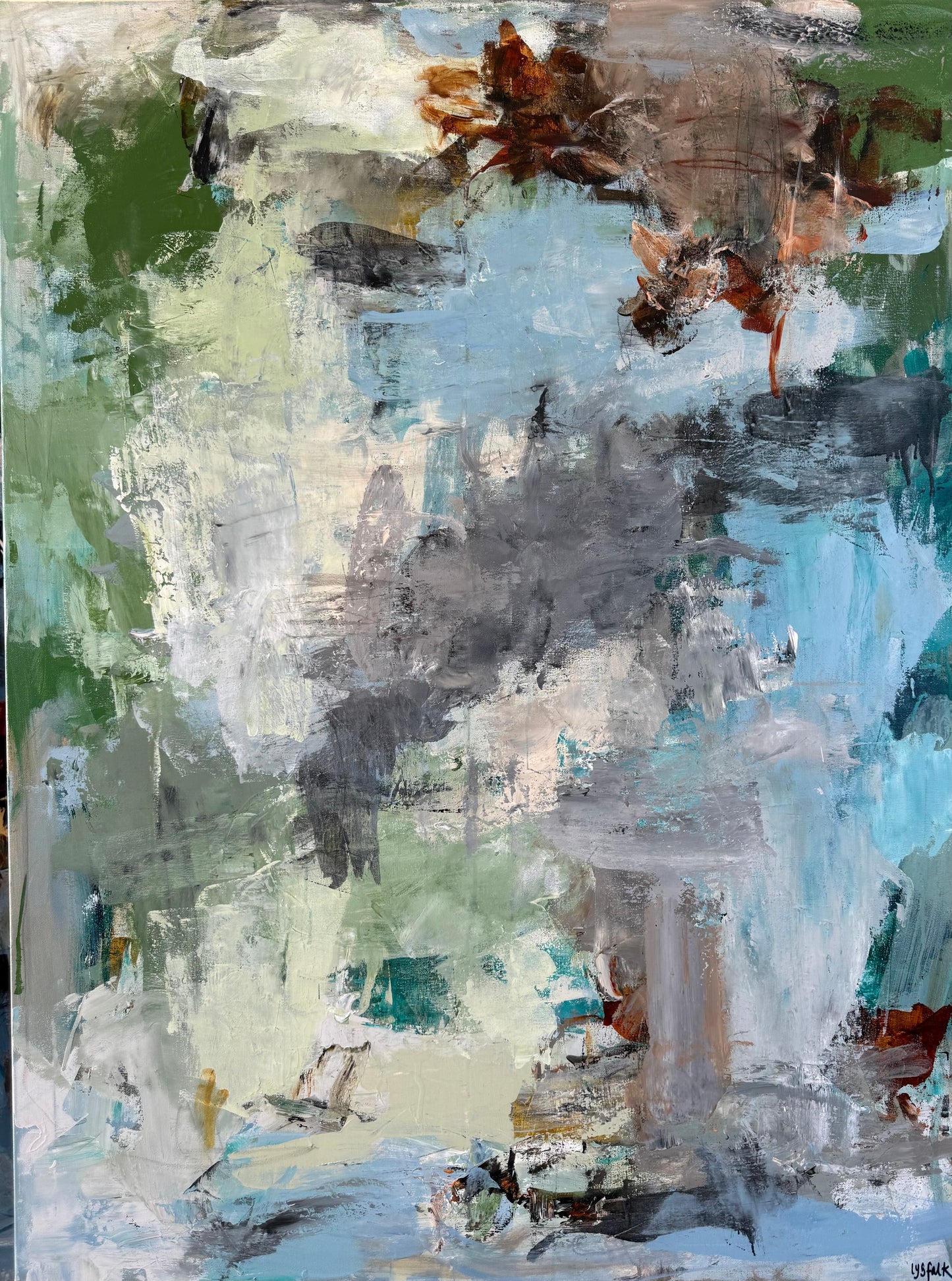 JEG ER SOM FLØJLSBLØD 120x90 cm