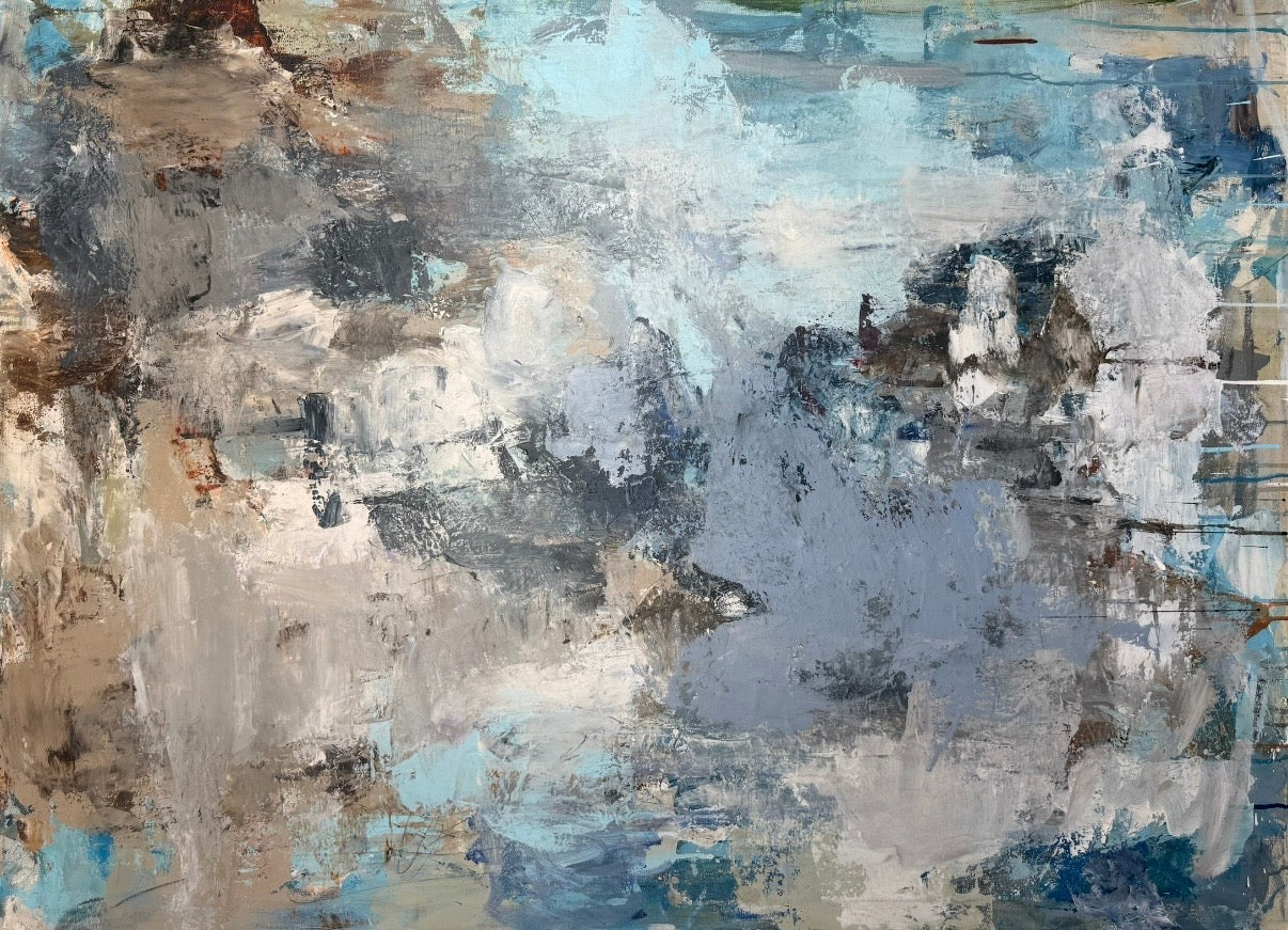 MELLEM HIMMEL OG HAV 120x90 cm