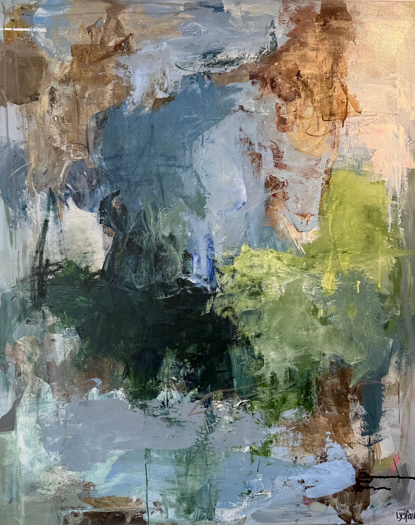 INGEN KAN VISE DIG VEJ 100x80 cm