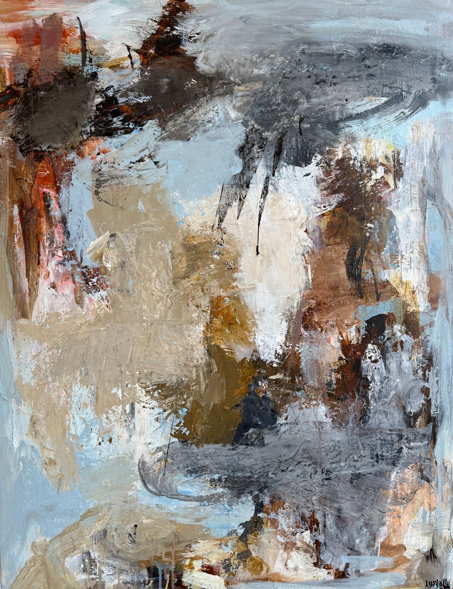 TANKER OMKRING MIG 90x70 cm