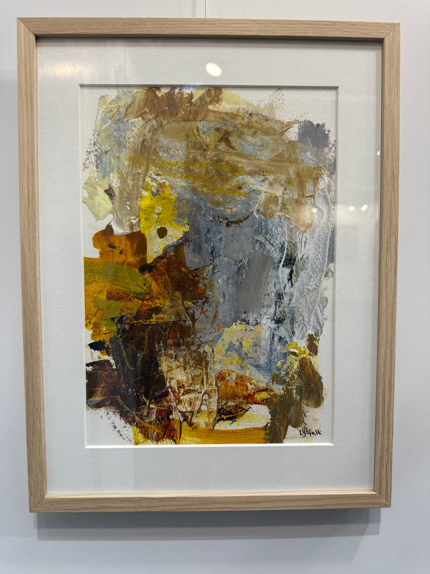 PAPERWORK i egetræsramme 40x30 cm