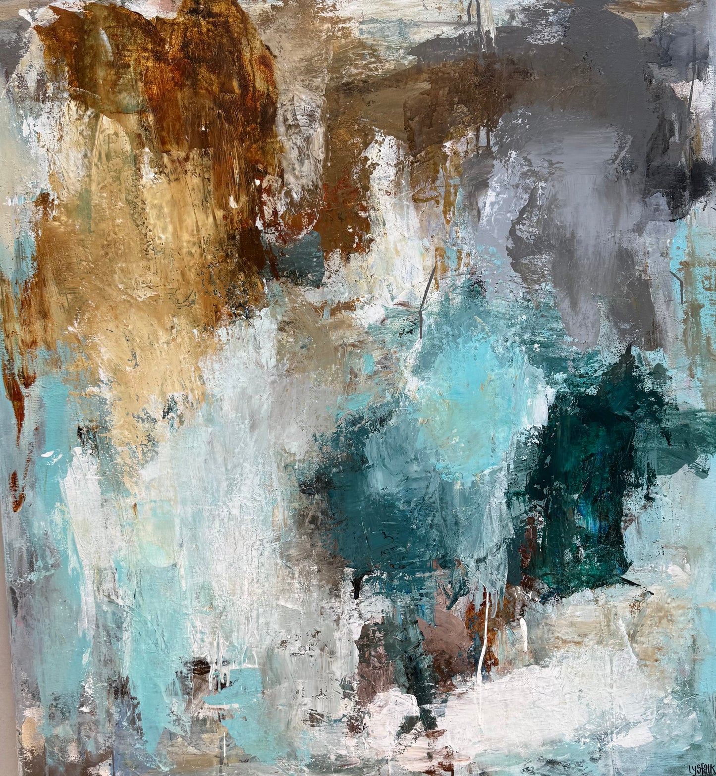 DET DYBE VAND 100x90 cm