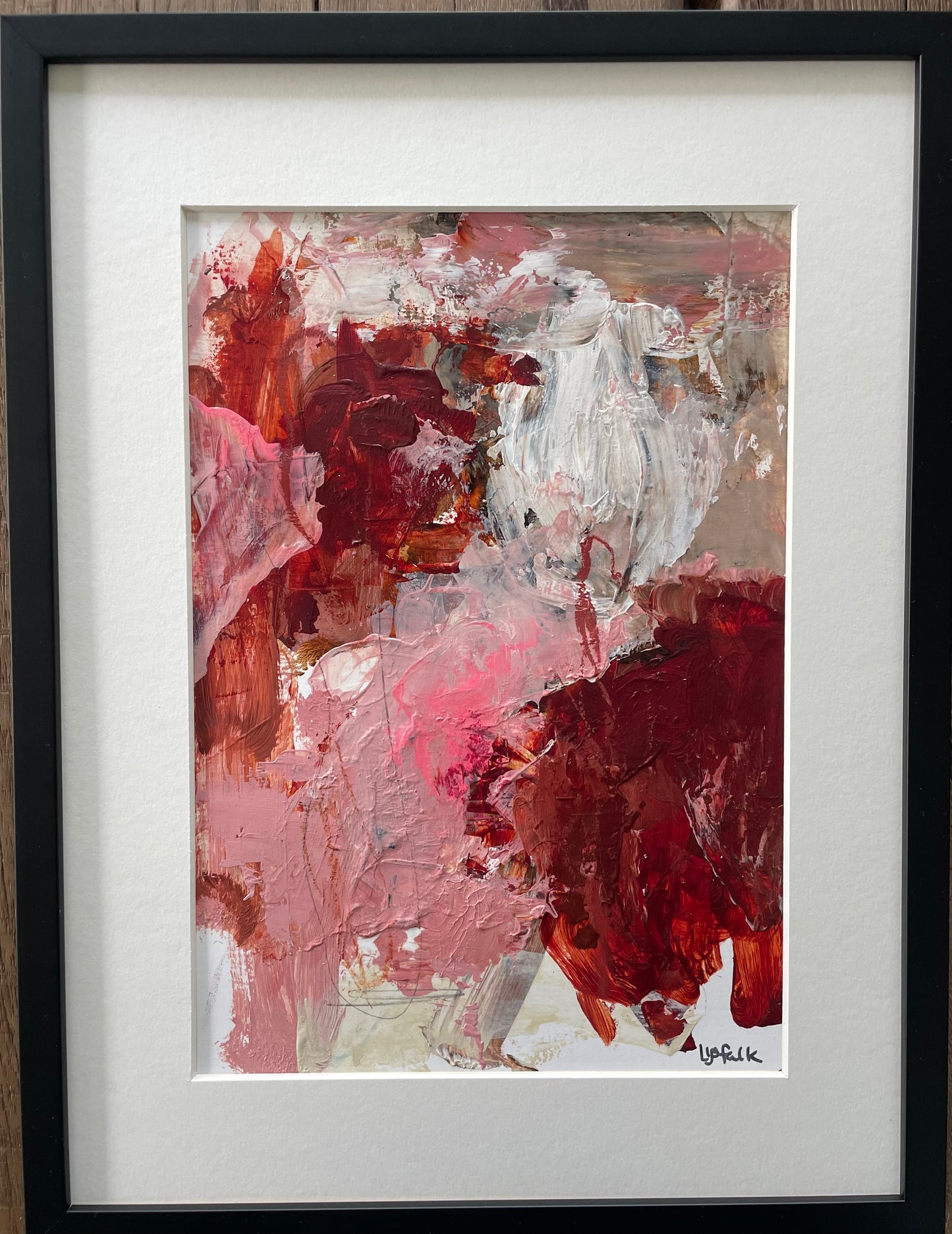 PAPERWORK i sort ramme 40x30 cm #141