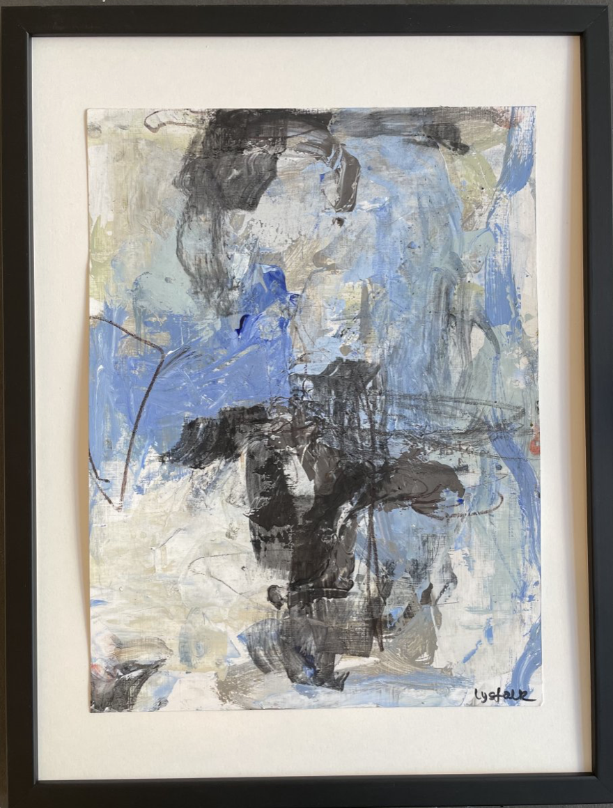 PAPERWORK i sort ramme 40x30 cm #79