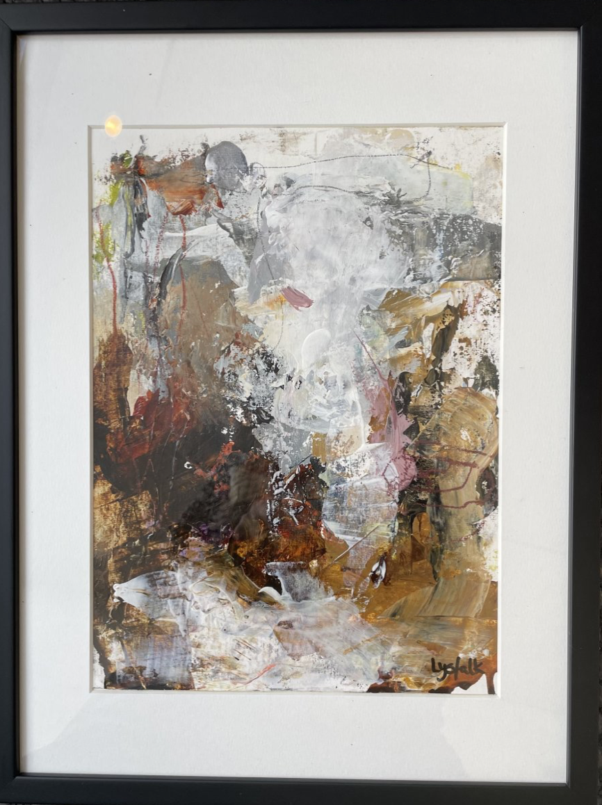 PAPERWORK i sort ramme 40x30 cm #123