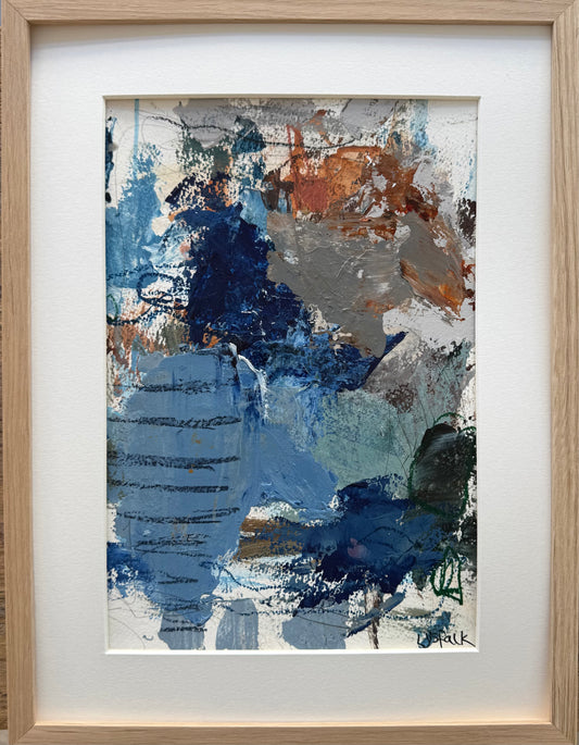 PAPERWORK i egetræsramme 40x30 cm
