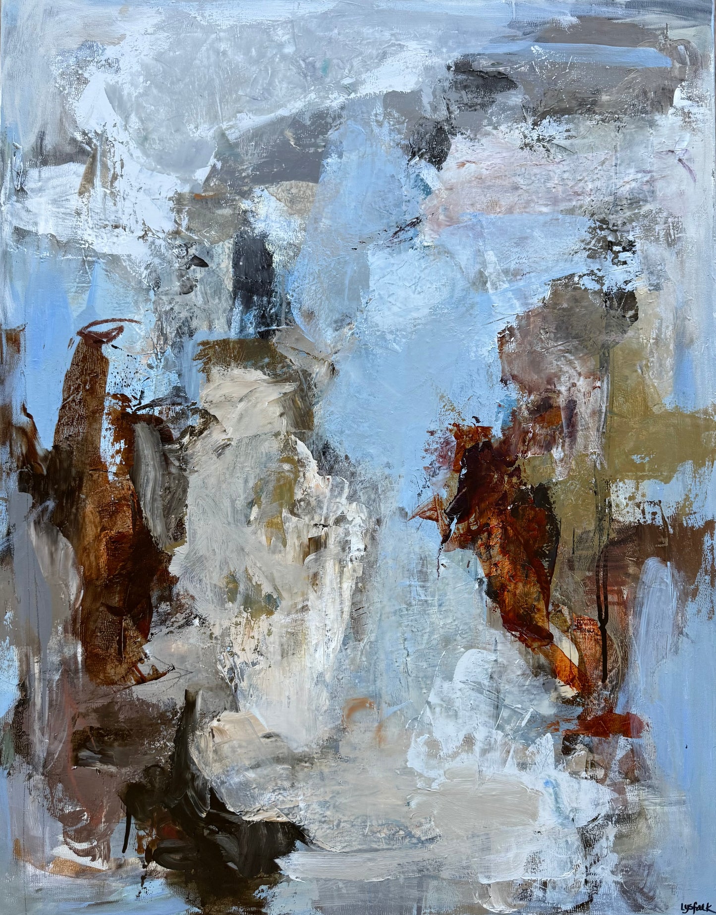 WE BECAME WINTER 90x70 cm