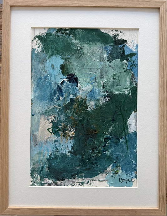 PAPERWORK i egetræsramme 40x30 cm