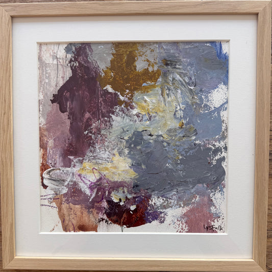 PAPERWORK i egetræsramme 30x30 cm
