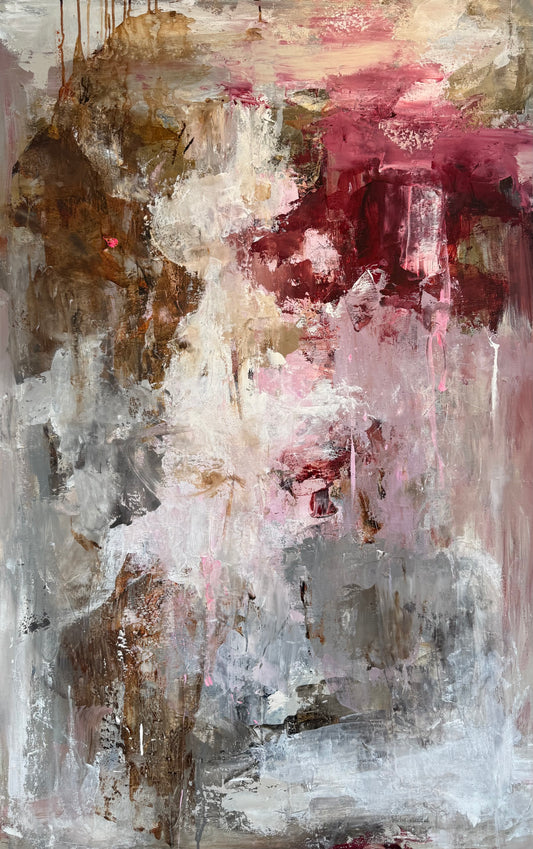 WHERE SILENCE BLOOMS 140x90 cm