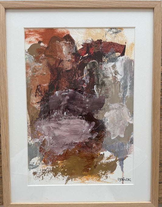 PAPERWORK i egetræsramme 40x30 cm