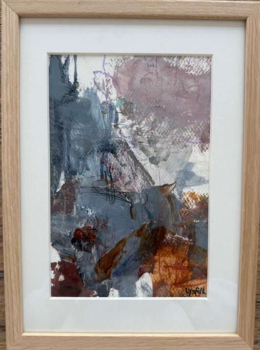 PAPERWORK i egetræsramme 24x18 cm