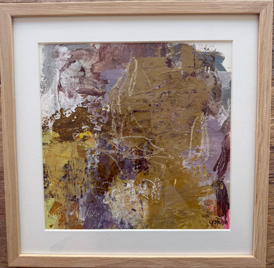 PAPERWORK i egetræsramme 30x30 cm