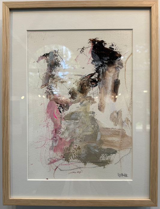 PAPERWORK i egetræsramme 40x30 cm