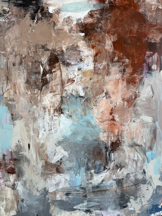 MELLEM JORD OG HIMMEL 120x90 CM