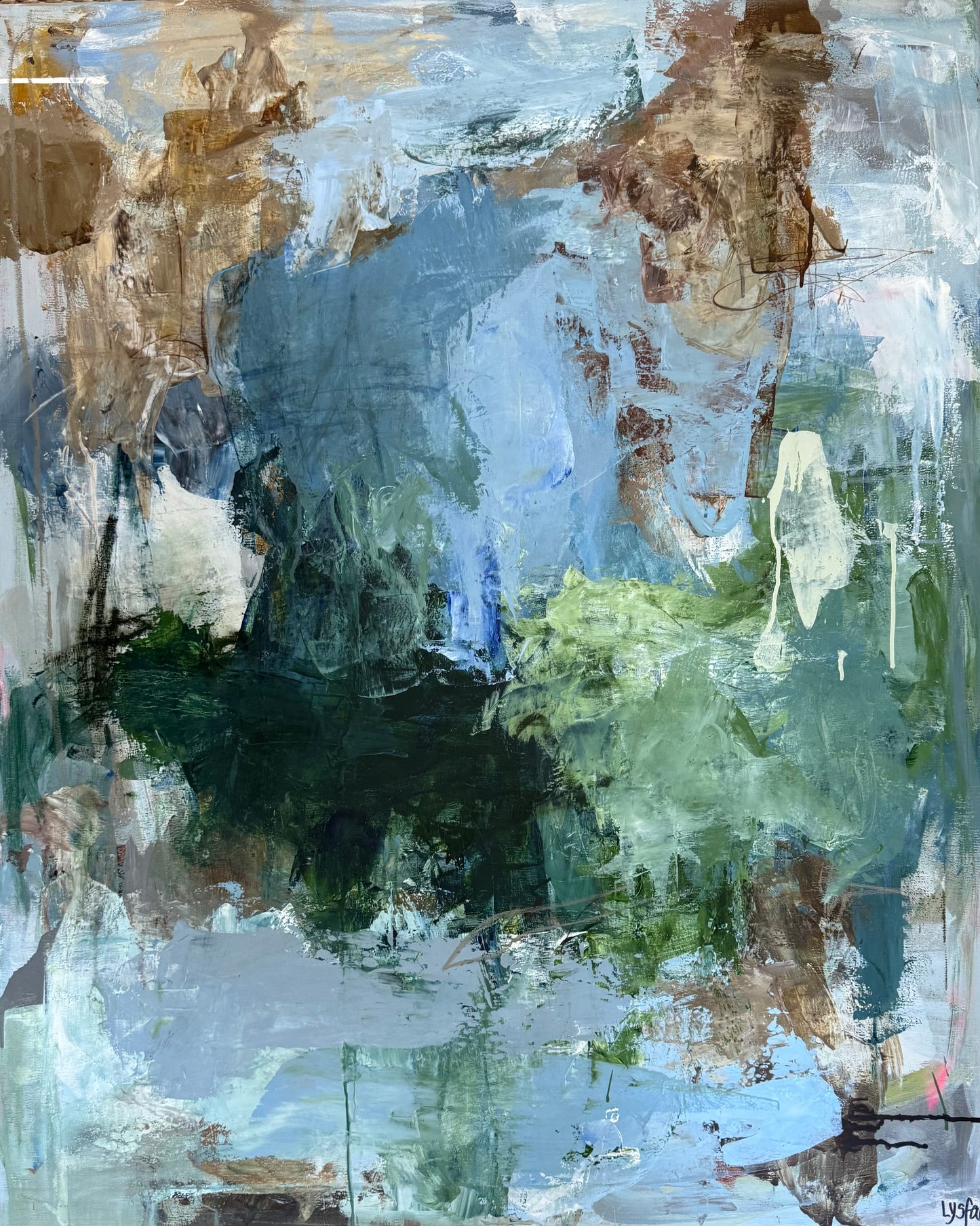 INGEN KAN VISE DIG VEJ 100x80 cm