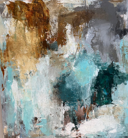 DET DYBE VAND 100x90 cm