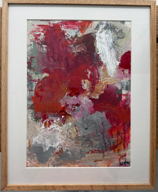 PAPERWORK i egetræsramme 50x40 cm