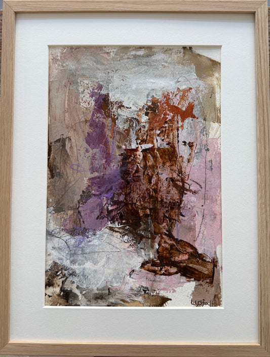 PAPERWORK i egetræsramme 40x30 cm