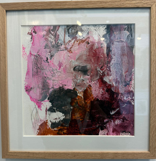 PAPERWORK i egetræsramme 30x30 cm