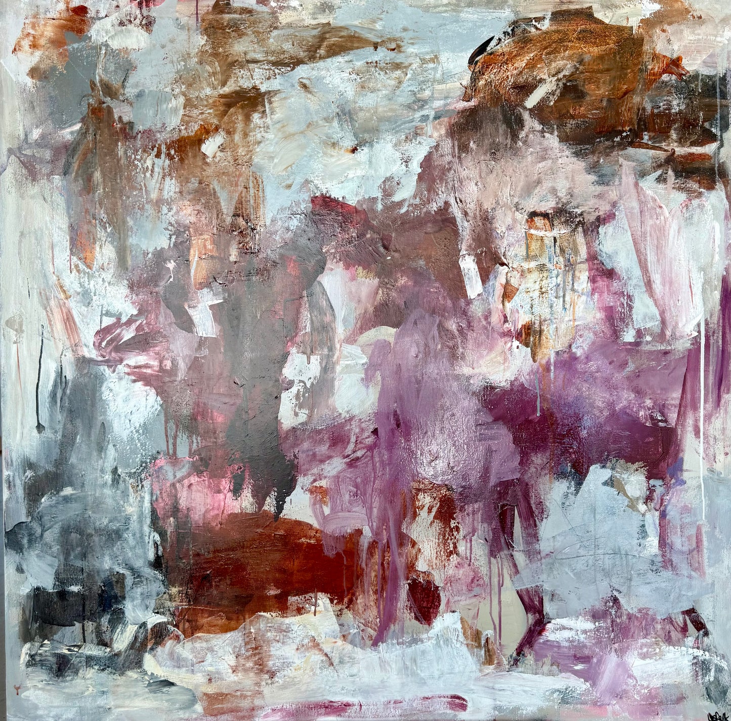 I PUT YOU IN MY FLOWERPOT 120x120 cm