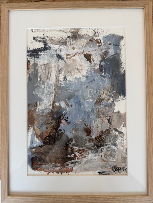 PAPERWORK i egetræsramme 40x30 cm