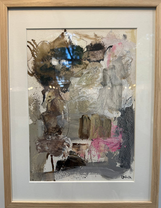 PAPERWORK i egetræsramme 40x30 cm