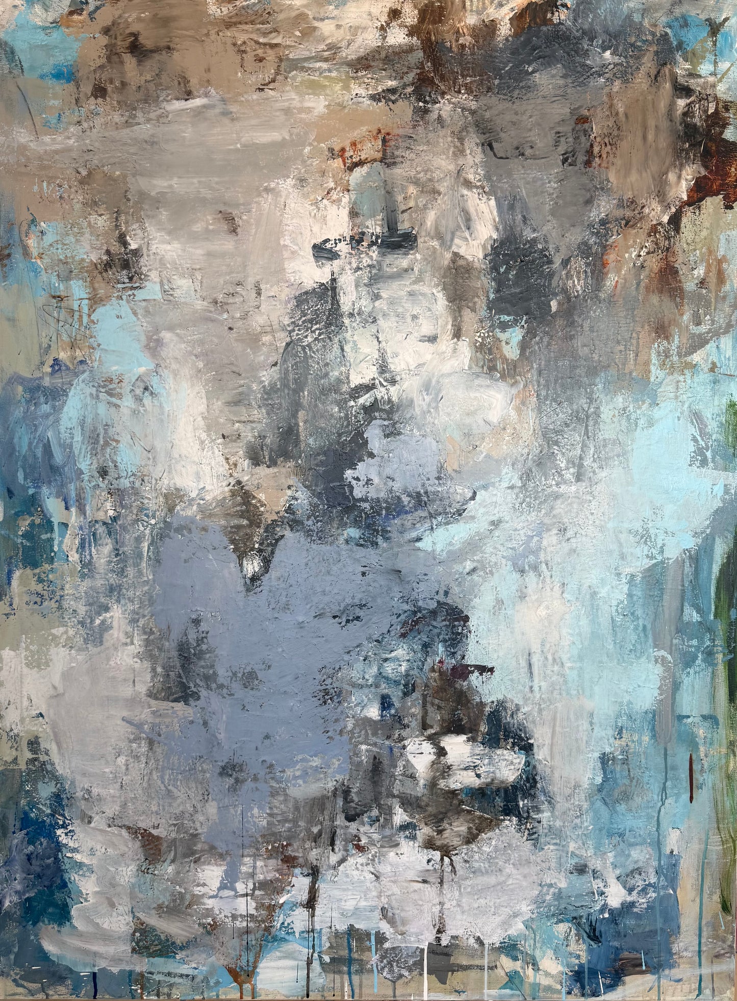 MELLEM HIMMEL OG HAV  120x90 cm