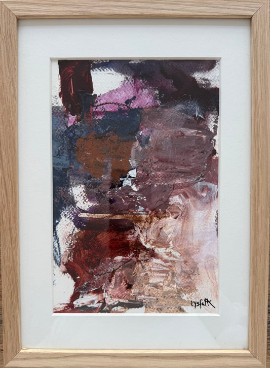 PAPERWORK i egetræsramme 24x18 cm
