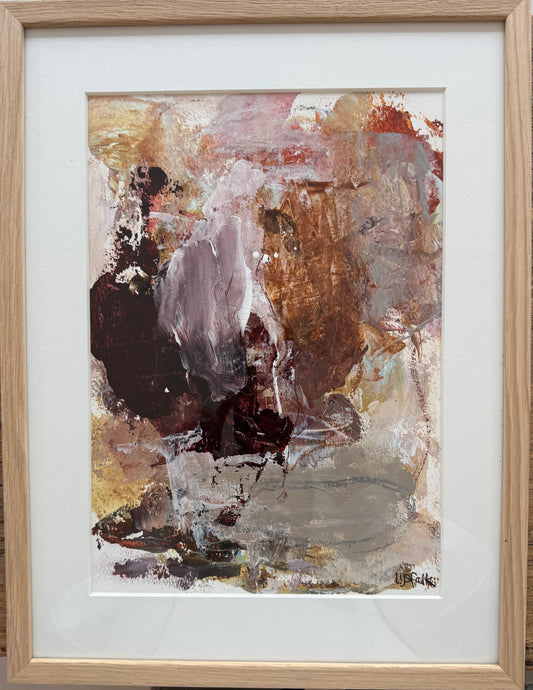 PAPERWORK i egetræsramme 40x30 cm