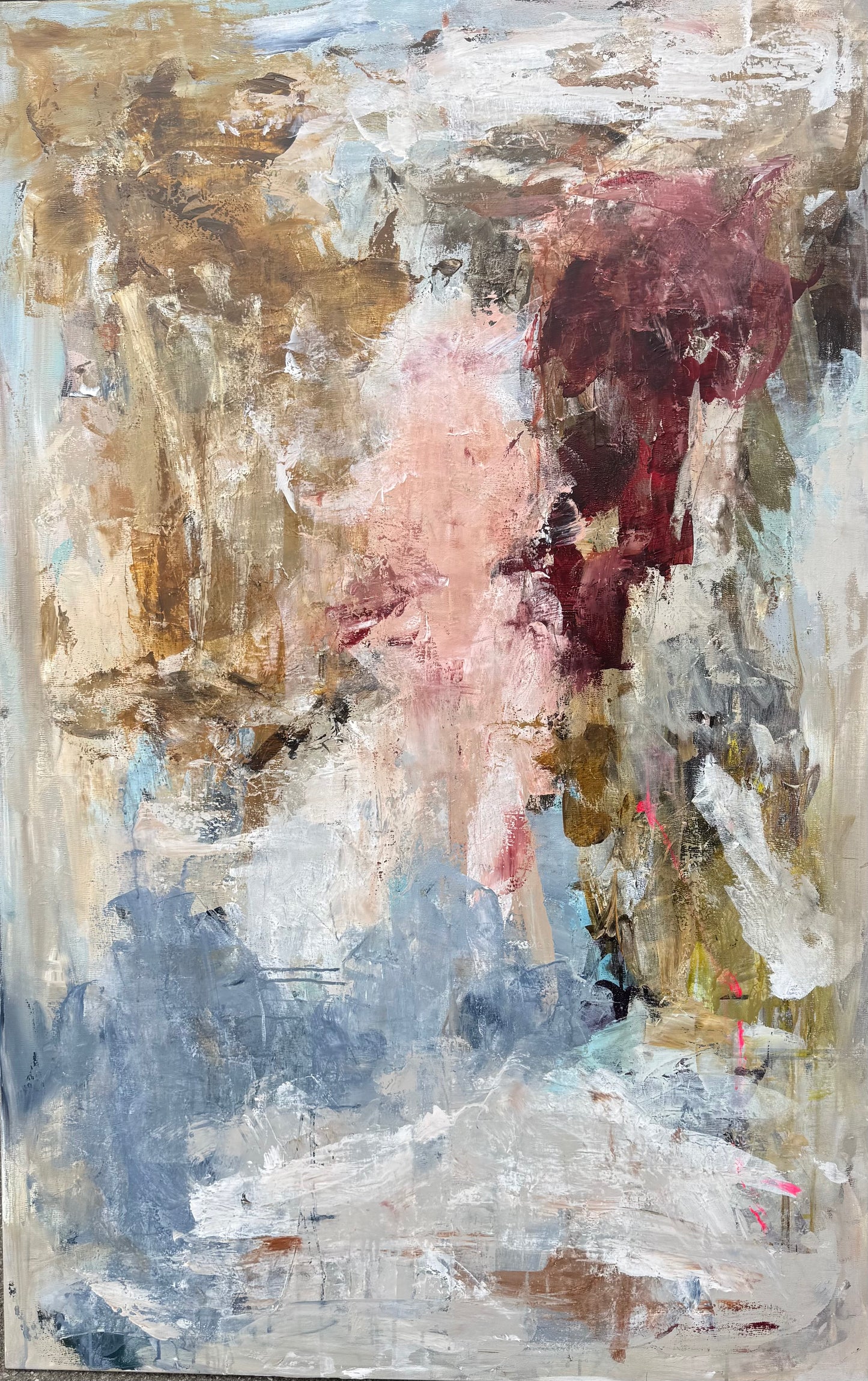 WHERE SILENCE BLOOMS 140x90 cm
