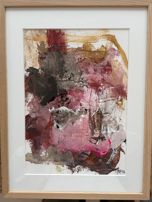 PAPERWORK i egetræsramme 40x30 cm