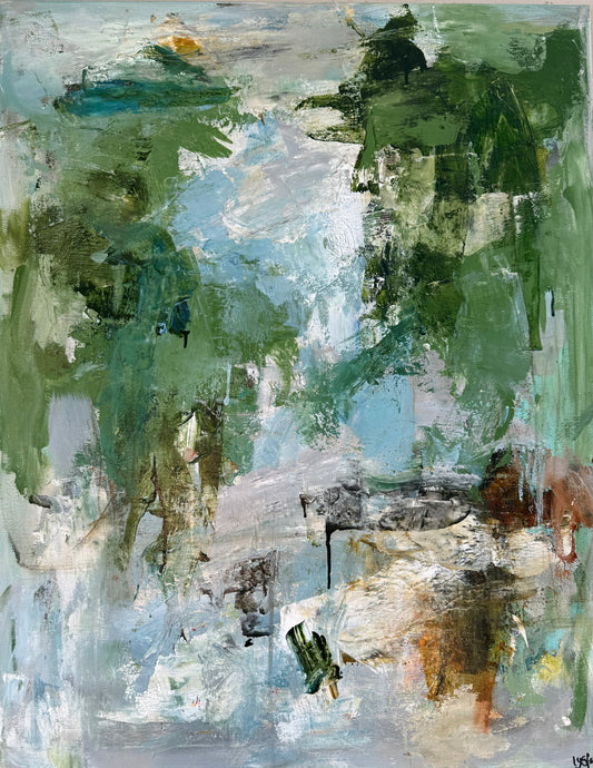 SLOW COMING ALIVE 90x70 cm