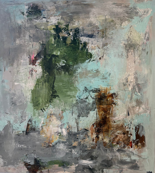 LANGSOMT HJEM 100x90 cm