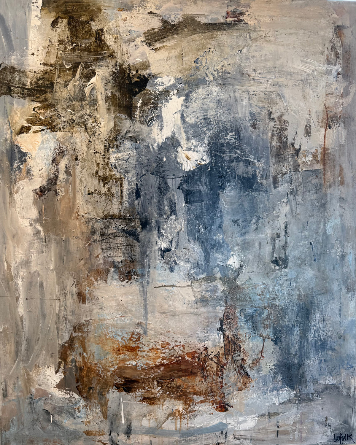 NÅR STILHEDEN DRIVER 100x80 cm