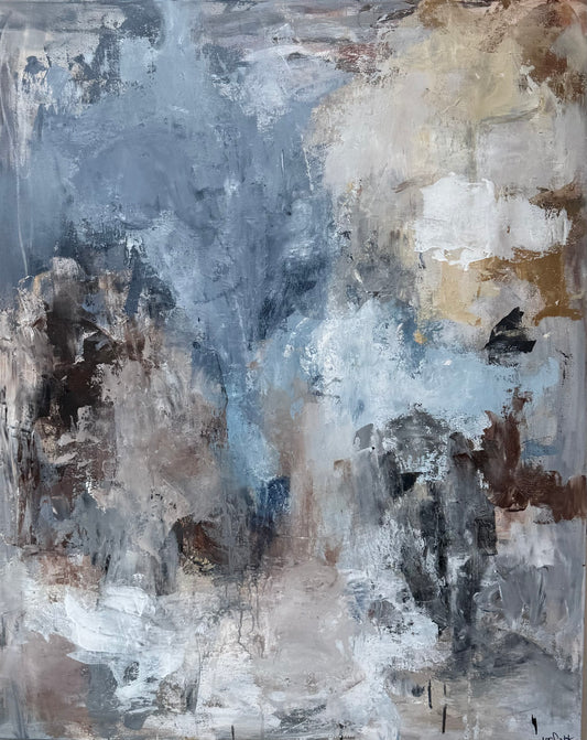 NÅR STILHEDEN DRIVER 100x80 cm
